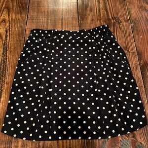 NWOT medium black and tan mini skirt